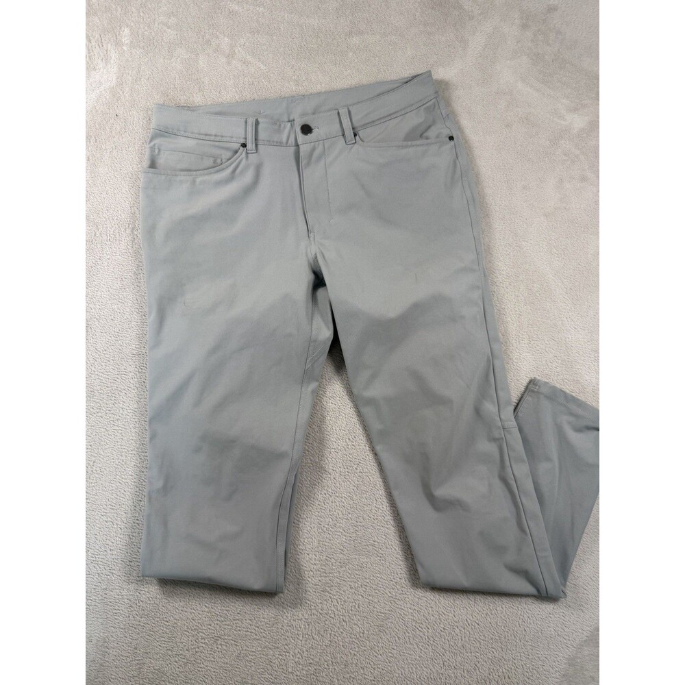 Lululemon Men’s ABC Slim-Fit Warpstreme Silver Drop 31x34" Warpstreme